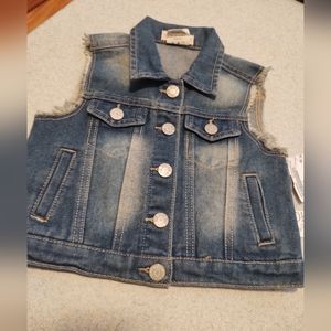 Toddler Girls Denim Vest